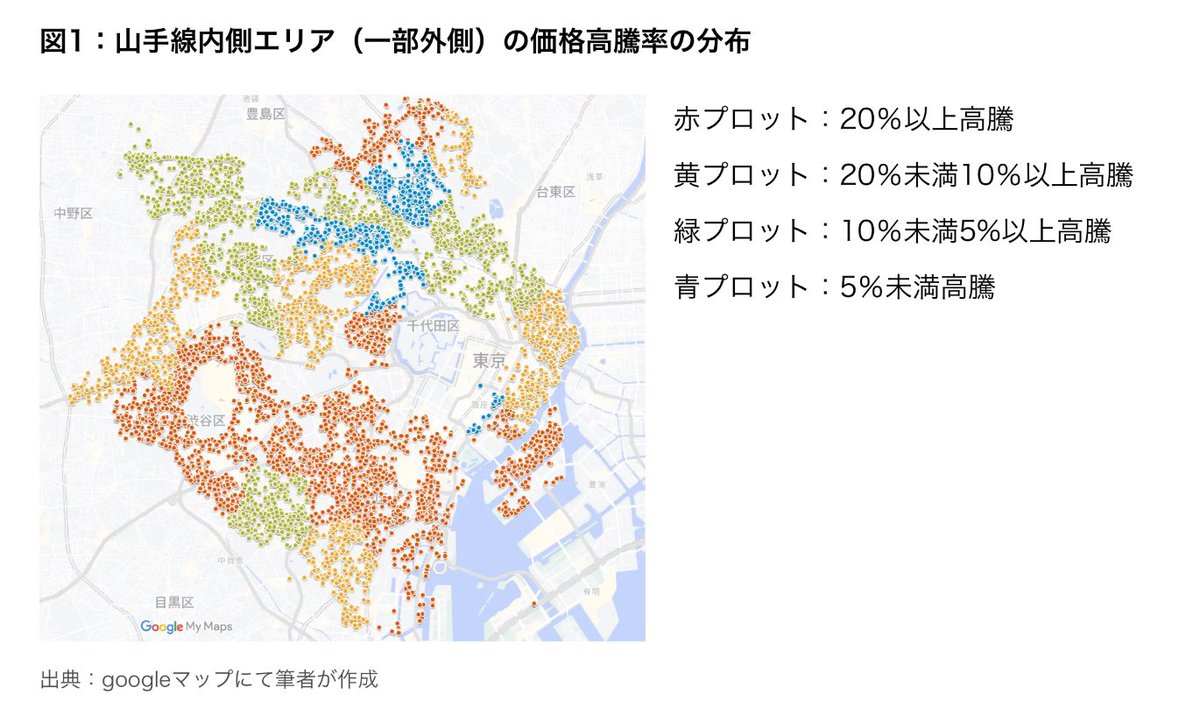 2024上がったエリア