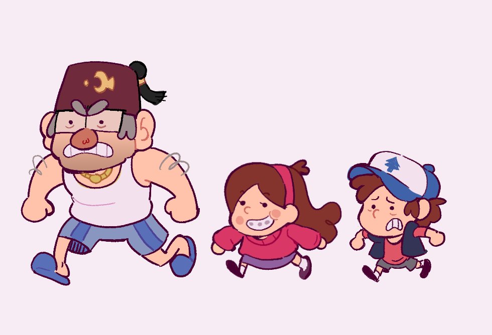 audieaudieaudie's tweet photo. mother hen and her chicks #GravityFalls https://t.co/rTJt9V2Pku