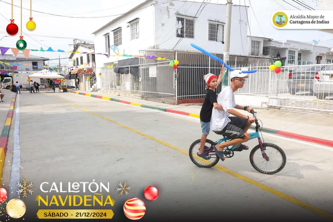 dumek_turbay's tweet photo. La #CalletónNavideña llega nuevamente al barrio #LosCalamares 📍

Esta tarde entregamos las obras de rehabilitación en la calle 26, entre las carreras 56F y 56A. Con estos 100 metros lineales de pavimento rígido, logramos que el acceso al barrio se volva más fácil y cómodo para todos.

Seguimos trabajando sin descanso para transformar la calidad de vida de todos los cartageneros, ¡AVANZAMOS!