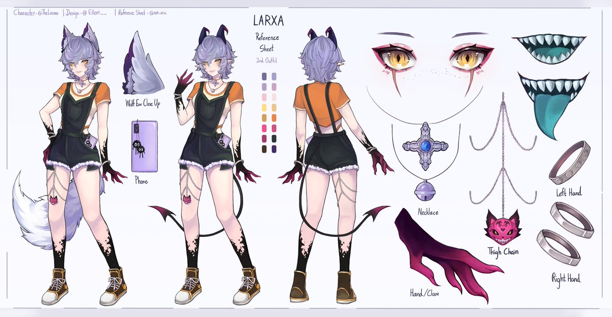♡ twitch.tv/larxa
♡ youtube.com/larxa
♡ youtube.com/@LarxasVault
♡ discord.gg/larxa
♡ #larxart
♡ Ref sheet by @/are_xu

Hi! I'm Larxa, demon VTuber, and I stream horror, souls and challenge runs. Hope you enjoy your stay 😈