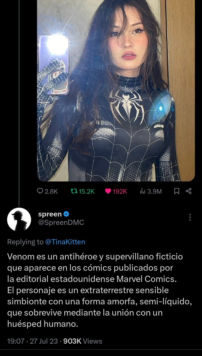 MelyidkBv's tweet photo. Dios mio este tweet de spreen respondiendo a una foto de tina es cualquiera JJSJAJJSS https://t.co/tzsMqtN1mU