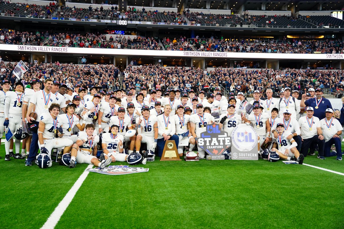 Texas UIL (@uiltexas) on Twitter photo Congratulations to <a href="/SmithsonValley/">Smithson Valley HS</a> on winning the 5A Division I #UILState Championship! This marks the school's first-ever state football title. 🎉🏆 Congratulations to <a href="/SmithsonValley/">Smithson Valley HS</a> on winning the 5A Division I #UILState Championship! This marks the school's first-ever state football title. 🎉🏆