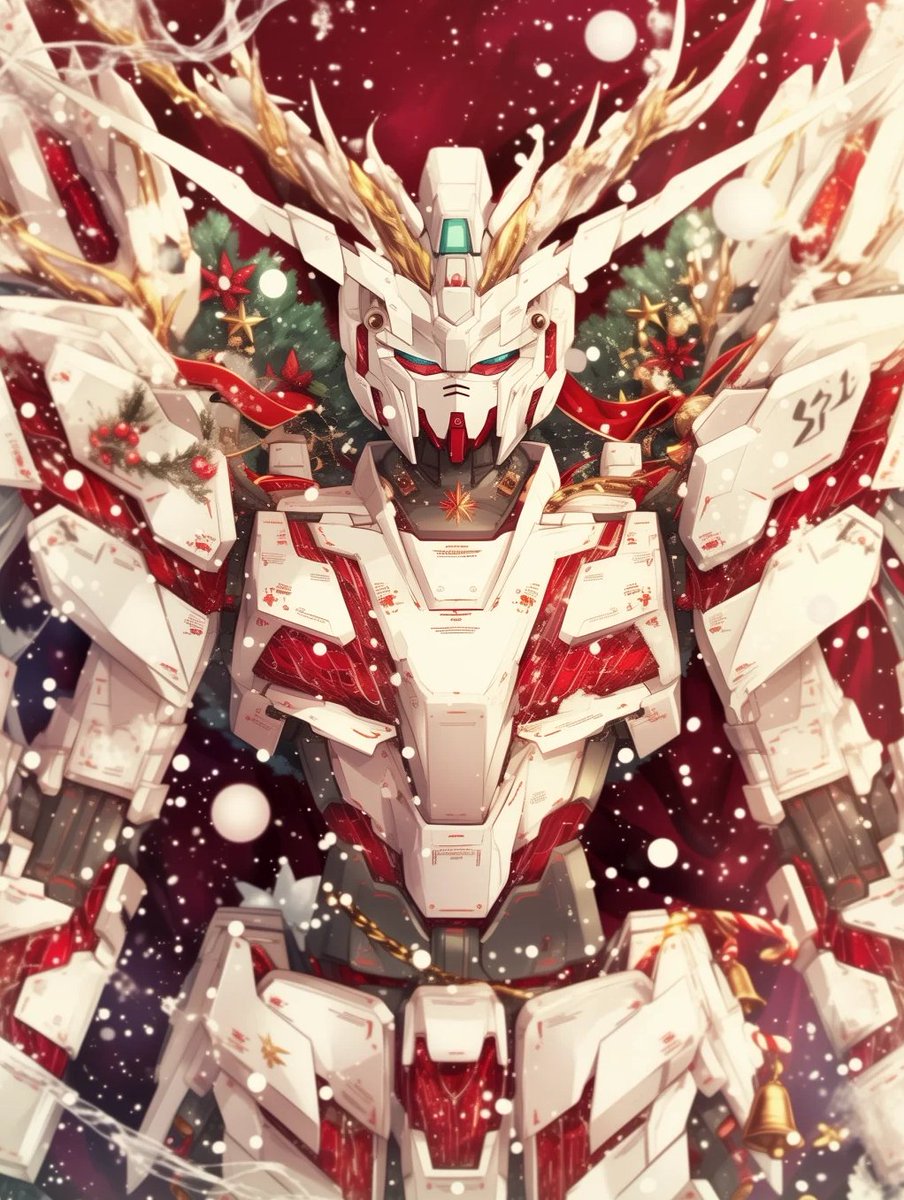 🔧🌈 さあ、手を動かして、あなたのガンダムをお祭りのスターに飾りましょう！心を込めて描いたり、塗ったりして、あなたの独特な創造力と個性を表現してください！このクリスマスの祝福をガンダムと共に、さらに遠い星々へ届けて、楽しさや温かさを広めましょう！🎄⭐️