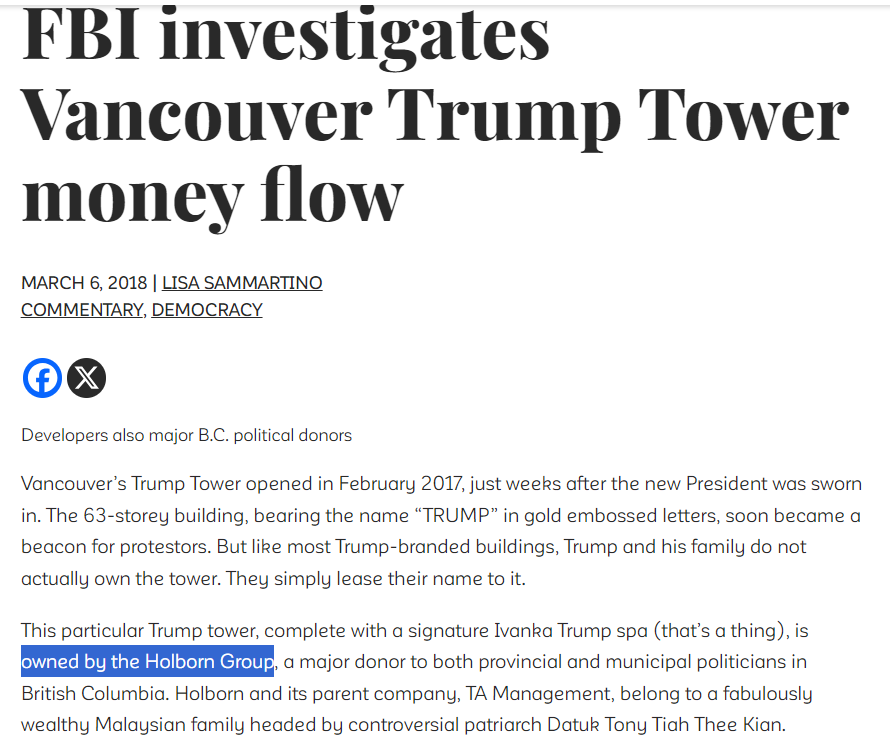 BcMeggster's tweet image. Holly crap! That's the same guy that was $managing #vanpoli Trump tower &amp;amp; had to claim banktruptcy &amp;amp; has global $ laundering charges? #VanRE 

Tiah Joo Kim, the CEO of TA Global, that owns Holoborn group? INESTIGATE THAT COMPANY NOW~! @FINTRAC_Canada @BCFSAOfficial @BC_Housing