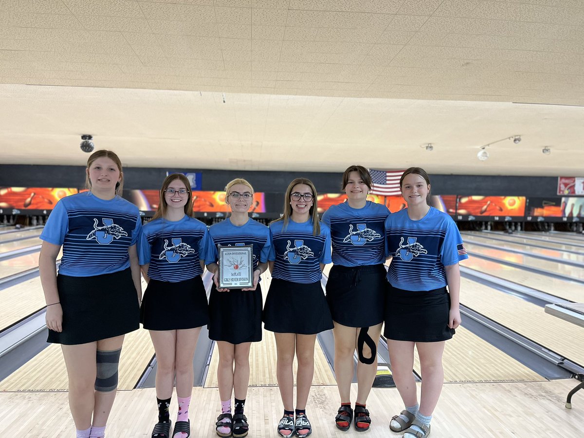 BowlingPanthers's tweet photo. Girls finished first in the silver division today! Corree Yates with a high series 1136 and high game 221.
Boys finished second in the silver division! Joey Kiel top 4 individual finish with a 1355 series high game 258.
#RollingPanthers https://t.co/FbX0dK5DYD
