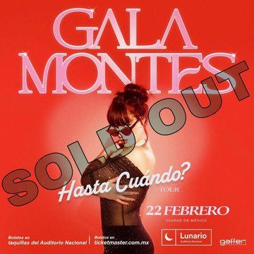 MundoPatyCantu's tweet image. Queremos felicitar a @GalaMontes2 y su increíble fandom que lograron ese sold out muy merecido!! 🤩

Le deseamos lo mejor en su primer lunario🫂 Y esperemos que el próximo año tengamos una colaboración de Paty y Gala 💘

HASTA CUANDO TOUR