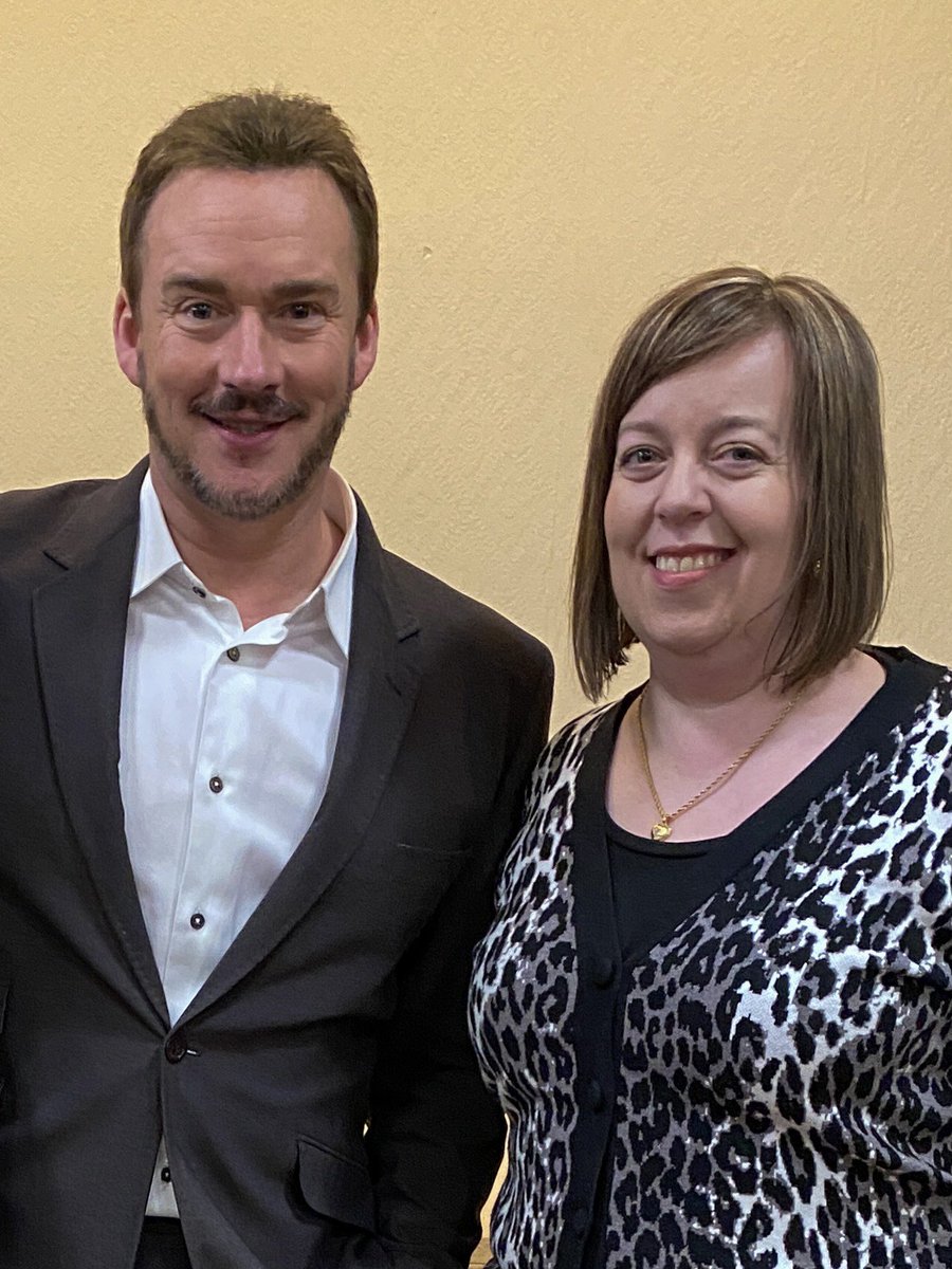 emmakatewright's tweet image. Amazing to meet and chat to Russell Watson this evening 🎼
