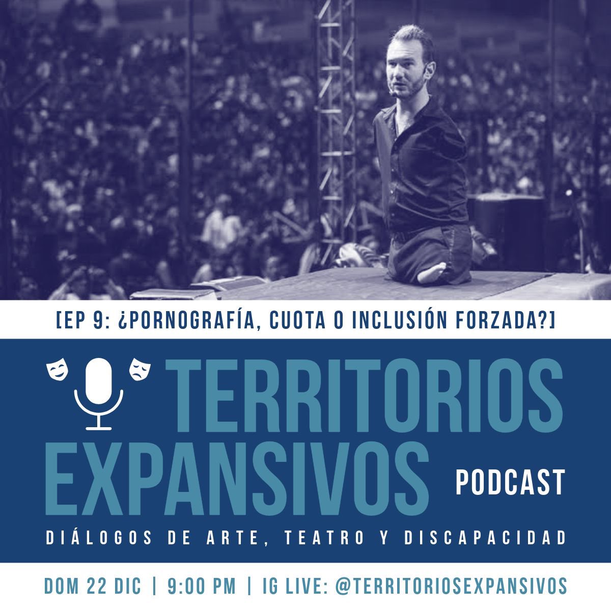 🎙️ Ya nuestro episodio 9 de @territoriosexpansivos  el #Podcast
Nos escuchamos este domingo 22 diciembre 9 pm IG LIVE 
Tema: “¿Pornografía, cuota i inclusión forzada?”
Con <a href="/SsofyOlmo30/">Sophie Olmos</a> y <a href="/antoniozacruz/">Antonio Zacruz</a> 🤩