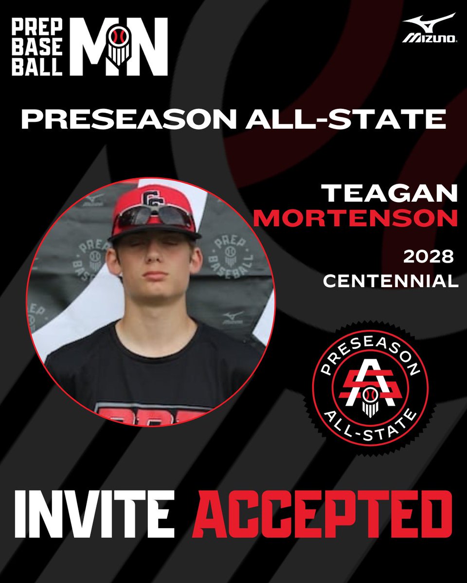 Prep Baseball Minnesota (@prepbaseballmn) on Twitter photo ππππ πππππππππ πππ-πππππ
ππ―π·πͺπ΅π¦π₯ ππ€π€π¦π±π΅π¦π₯ β
Teagan Mortenson
βΎ SS/OF
π 2028
π <a href="/1cougarbaseball/">Centennial Cougar Baseball</a>
#MNPAS2025
π€ loom.ly/b5Qki-o ππππ πππππππππ πππ-πππππ
ππ―π·πͺπ΅π¦π₯ ππ€π€π¦π±π΅π¦π₯ β
Teagan Mortenson
βΎ SS/OF
π 2028
π <a href="/1cougarbaseball/">Centennial Cougar Baseball</a>
#MNPAS2025
π€ loom.ly/b5Qki-o