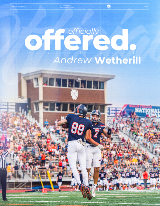 Andrew Wetherill (@ab_wetherill) on Twitter photo Excited to say I have received an offer from Macalester College! <a href="/Phil_Nicolaides/">Phil Nicolaides</a> <a href="/Red_Zone75/">Todd Smith</a> <a href="/Tonyrazz03/">Tony Racioppi</a> Excited to say I have received an offer from Macalester College! <a href="/Phil_Nicolaides/">Phil Nicolaides</a> <a href="/Red_Zone75/">Todd Smith</a> <a href="/Tonyrazz03/">Tony Racioppi</a>