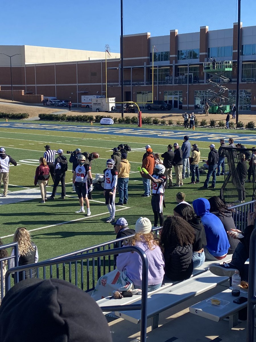 PatrickKoone's tweet photo. THE BOYS BALLED TODAY!!! 

@scollier__ 6 catches 113 YDs 2 TDs in @ShrineBowlNCSC!

@_Aarong1 6 catches 123 YDs 1 TD in @NorthSouthFB plus South Offensive MVP!  

So proud of these guys and how they represented @RBGatorFootball!! https://t.co/WFjcWlxuIr
