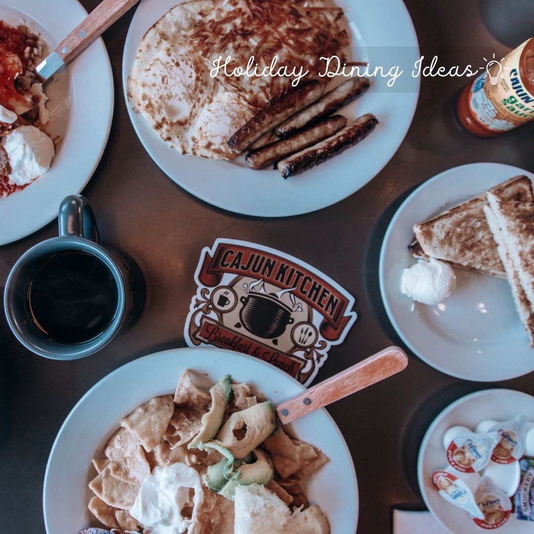 gogoletaca's tweet photo. Not sure where to feed the family while they’re visiting for the holidays? Goleta’s got you covered! Head over to Cajun Kitchen for breakfast, Los Arroyos for a mid-day margarita break and Mesa Burger for the perfect family dinner. #GoGoleta #GoletaCA #GoletaTheGoodland https://t.co/xX2b6kR9hK