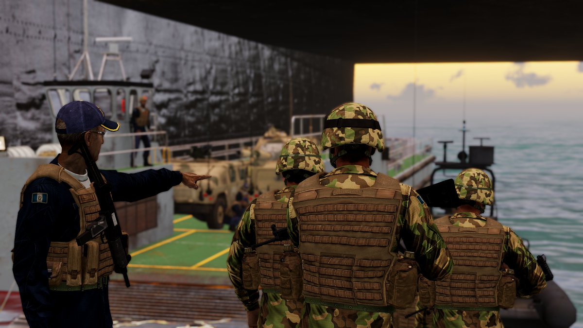 Cu3b4ll93's tweet image. Sailors and Marines of Task Force Atlantic conduct Amphibious Landing Training during RIMPAC 24, somewhere in the Horizon Islands.