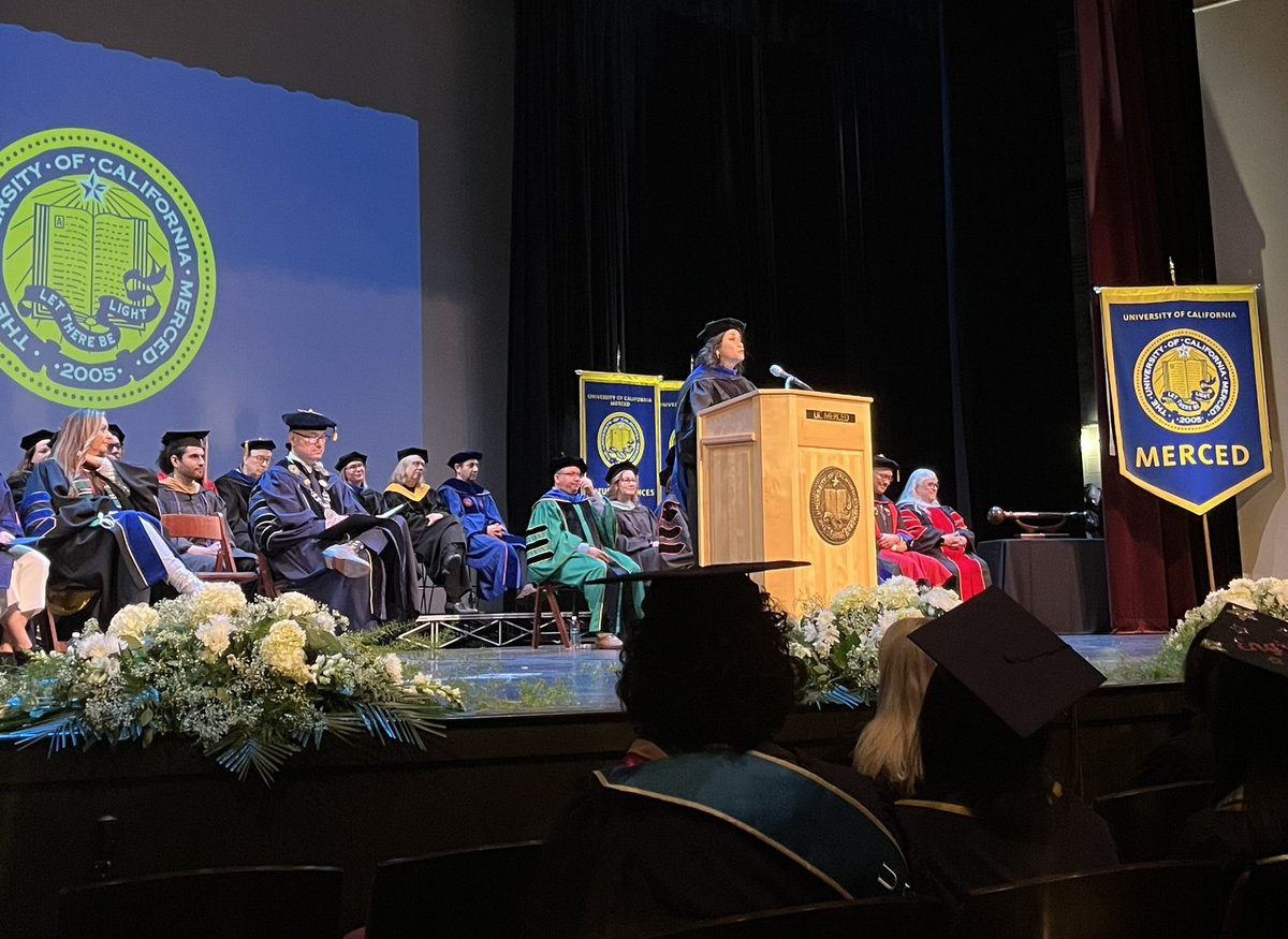 In the Central Valley, celebrating hundreds of UC Merced graduates! 

Honored to give the keynote speech at the commencement ceremonies for the Schools of Social Sciences, Humanities and Arts, Natural Sciences, and Engineering.