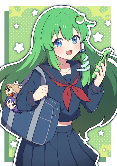 JK早苗さん#東方project 