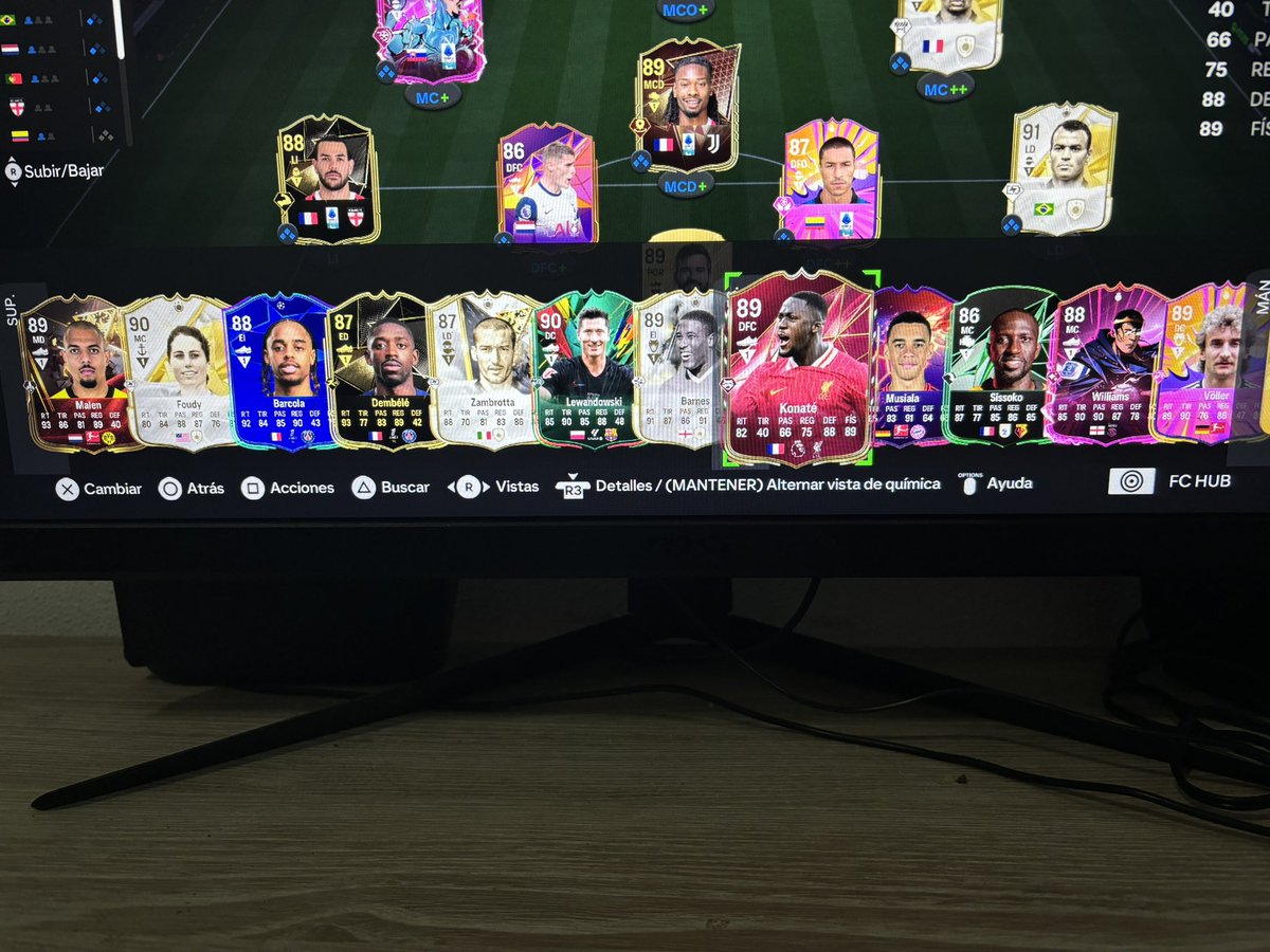 Moli_Molina_87's tweet image. Vendo cuenta  de play del EA FC 25 con 3.600.000 monedas y estos jugadores intransferibles,interesados MD se agradece un RT