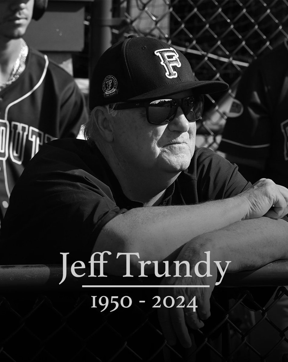 It is with great sadness that we mourn the loss of Coach Jeff Trundy. His tenure with the Cape League began in 1995, initially as an assistant coach with Cotuit and then as head coach with Falmouth in 1999. In 2023, Coach Trundy achieved a remarkable milestone by surpassing the