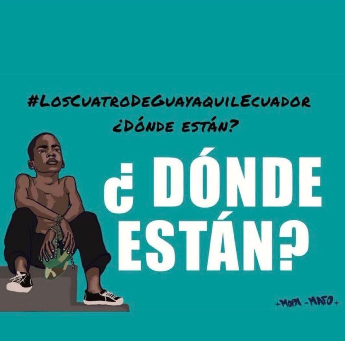 NO MÁS DESAPARICIONES FORZADAS. Dónde están ?