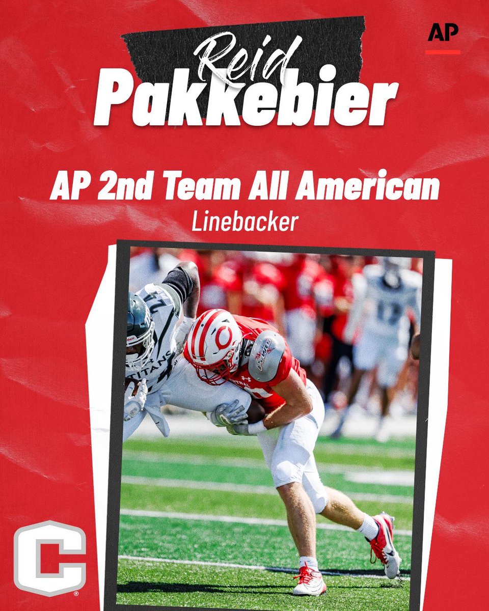 Congratulations to Reid Pakkebier on being named <a href="/AP/">The Associated Press</a> 2nd Team All American Linebacker! #GoDutch #CUI365 🔴⚪️