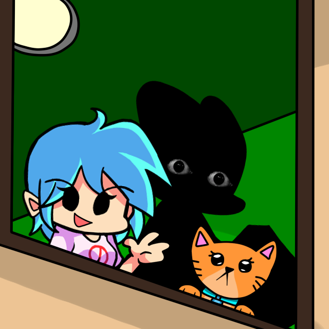 NatailYamila's tweet photo. #fridaynightfunkin #fnfKaity #fnfPico #kaityfnf #Picofnf #fnfGenderbend #fnfmod #fnfHorror #fnfmeme #Drawing #ask FNF Kaity and Cat &amp; Pico Horror! meme https://t.co/0UMTmI02IL