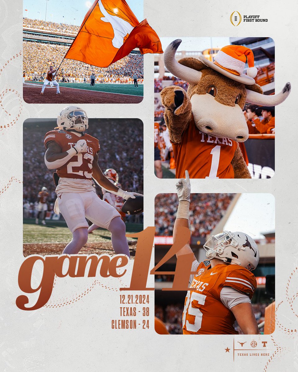 HORNS WIN! 🤘

#HookEm | #CFBPlayoff