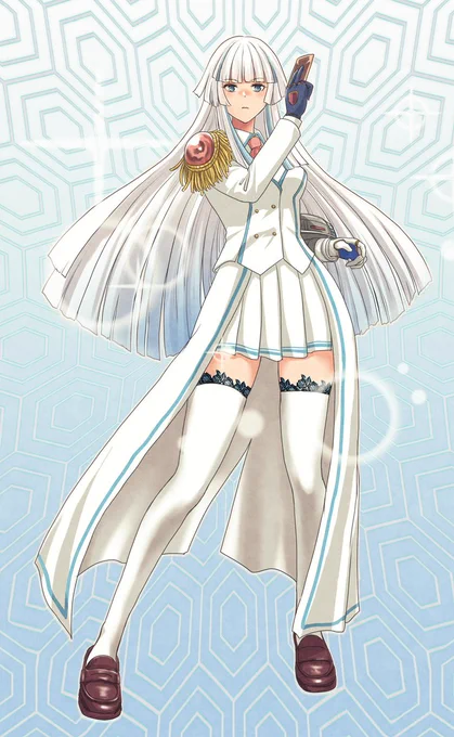 ラクイン  さんの遊戯王漫画、主人公のライバルキャラ、皇 晄(すめらぎ こう)ちゃんを描きました。見た目通りのクールキャラで実力者。明日は彼女の誕生日なのですおめでとう～ 