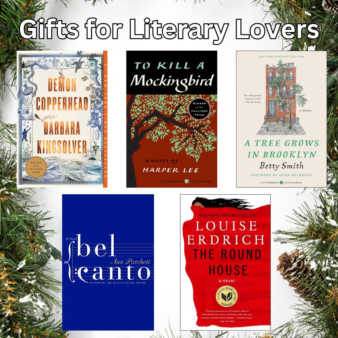 HarperPerennial's tweet image. T-minus 4 days until Christmas! 🎅 Give the gift that keeps on reading—a book stack for the literary lovers in your life. ❄️ ☃️
