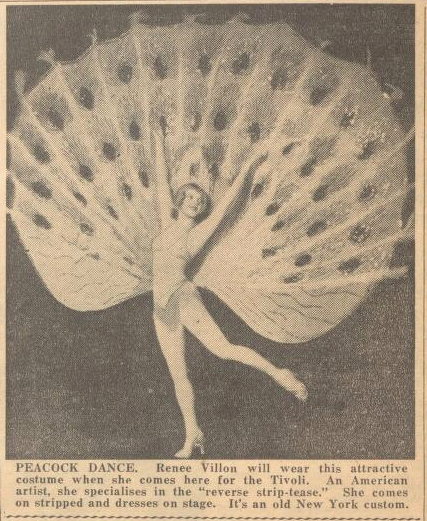 Sorting out footnotes is a kind of reverse striptease: 'She comes on stripped and dresses on stage' (Wireless Weekly, 13 December 1941, p6) nla.gov.au/nla.obj-718748…