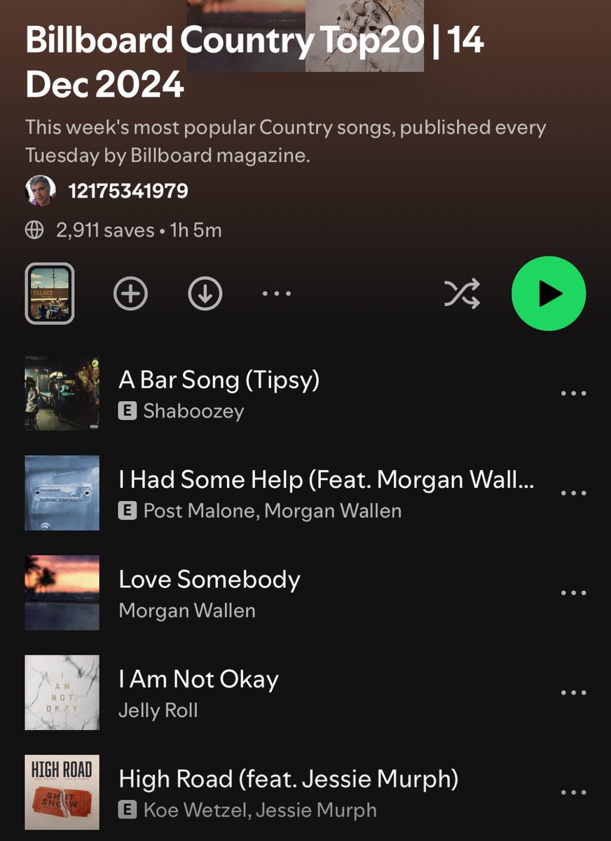iamzflo's tweet photo. @BarackObama To anyone saying that there aren’t any country songs on the list: https://t.co/eZ23JlFZI0