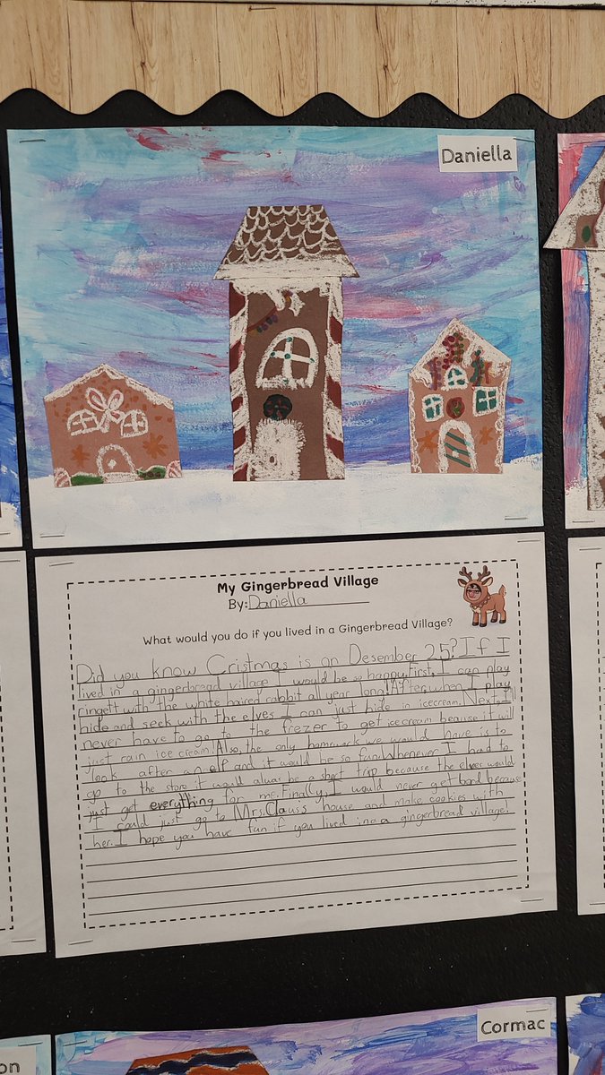 I loved seeing what students would do if they got trapped in a gingerbread village! 🎄<a href="/StMaryOCSB/">St. Mary School</a>