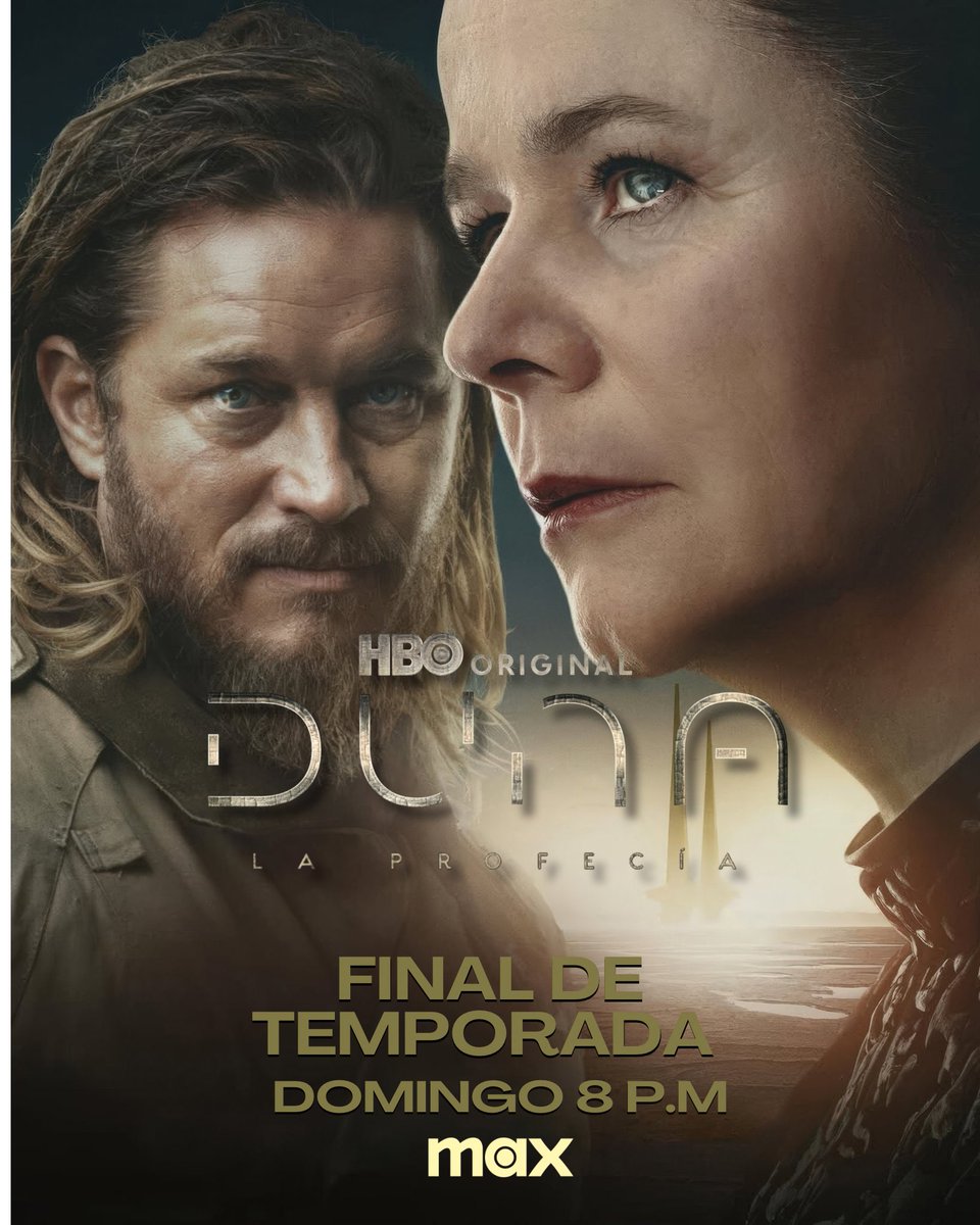 DunaProfecia's tweet photo. Este domingo es el final de la primera temporada de #DunaLaProfecía 8 P.M solo en @StreamMaxLA ! https://t.co/iem49xCd5q