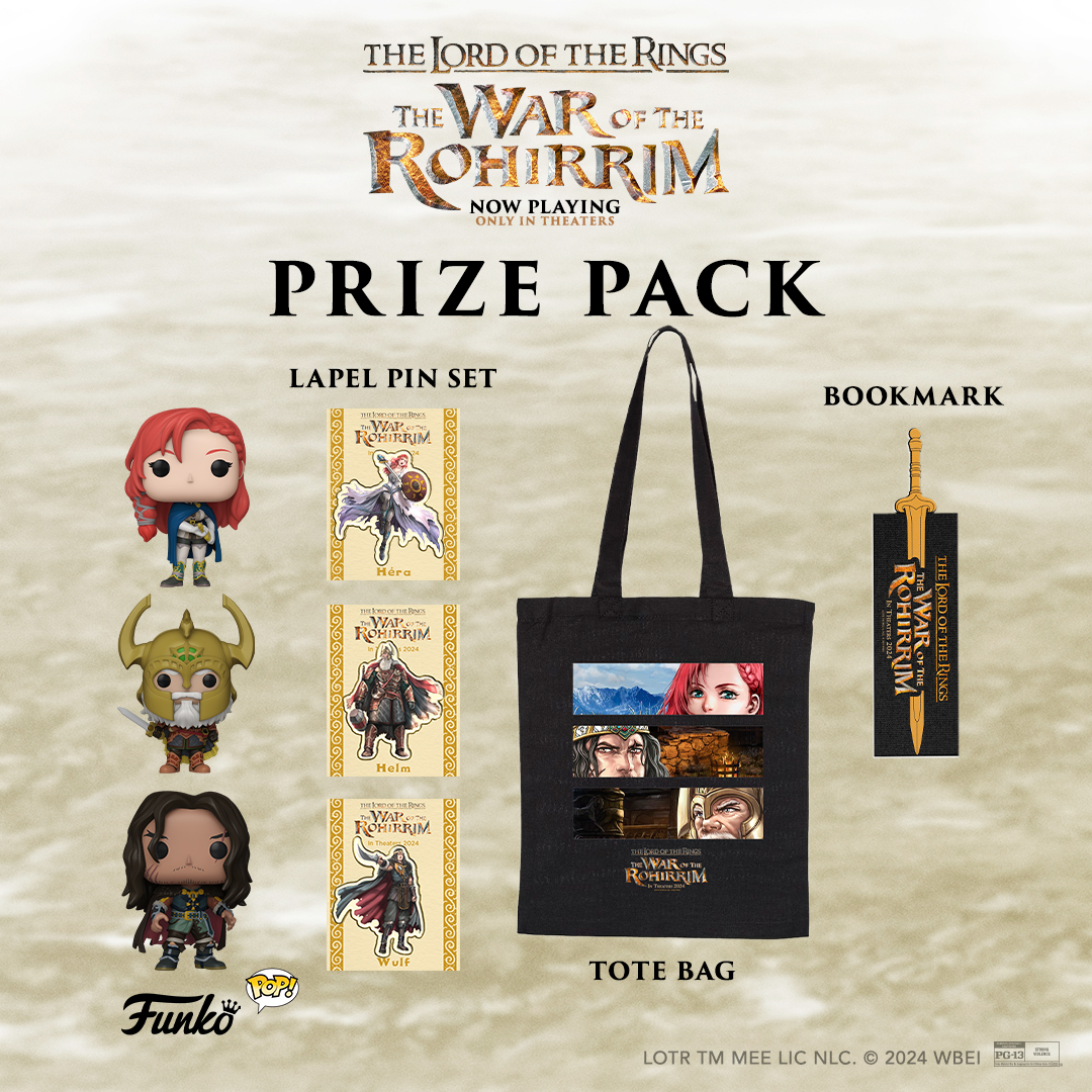 🚨 GIVEAWAY 🚨

FOLLOW US and RT this post for a chance to win this #LOTR: War of the Rohirrim prize pack!

No Purchase Necessary. U.S/D.C. only, 18+. See Official Rules for all details. Enter by 12/27/2024 Rules: cur.lt/pofumim1h