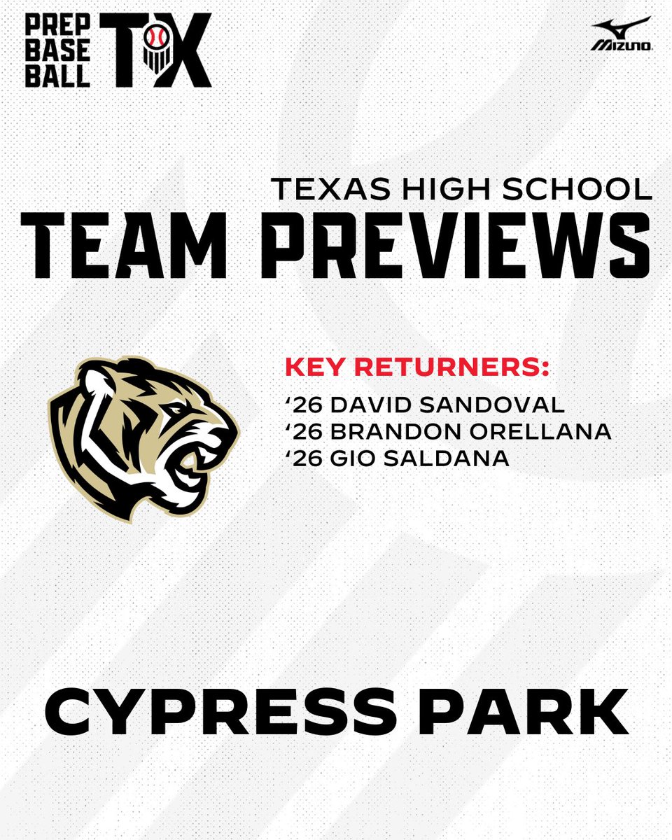 𝟐𝟎𝟐𝟓 𝐓𝐞𝐚𝐦 𝐏𝐫𝐞𝐯𝐢𝐞𝐰: 𝐂𝐲𝐩𝐫𝐞𝐬𝐬 𝐏𝐚𝐫𝐤

+ The Cypress Park Tigers and Head Coach Kenneth Stockton, are poised for a competitive 2025 season.

+ Key Returners, Team Outlook, and more, within.👇

📝: loom.ly/7EYjXMs