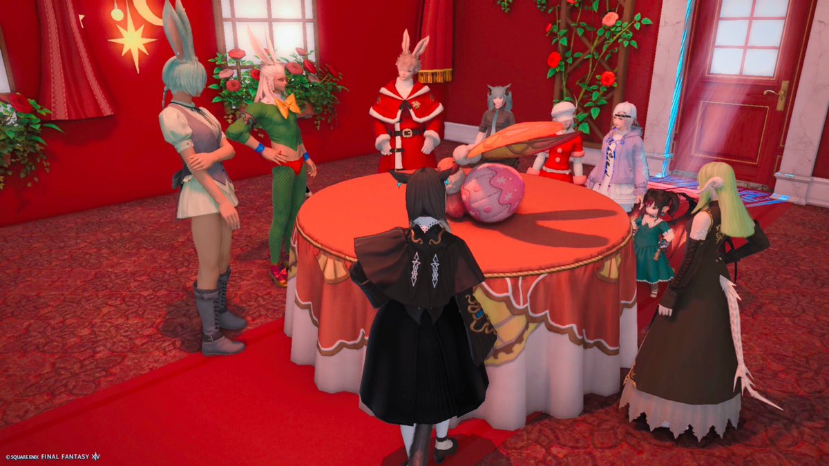 MAFF142's tweet photo. FC:放課後Tea Time Xmas event 💝
みんなのコスプレめっちゃ良かった〜！
椅子取りゲーム式のプレゼント交換もうまくいきましたね🥰
ご協力・ご参加ありがとうございました♬ https://t.co/eG1mCxPlrF