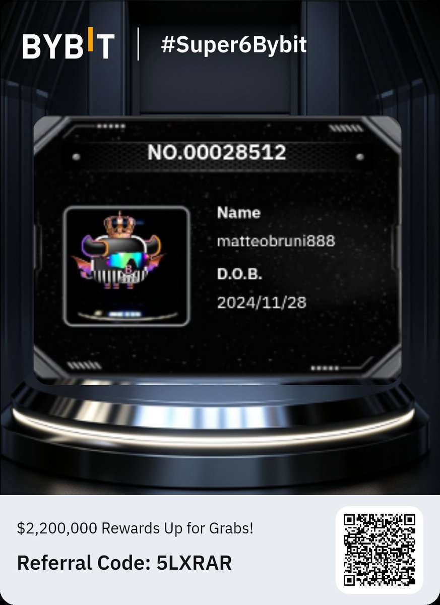 Adopt your bbSOL and win a ticket to space!
bybit.com/en/super6bybit…
