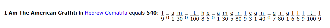 I am The American Graffiti tweet media