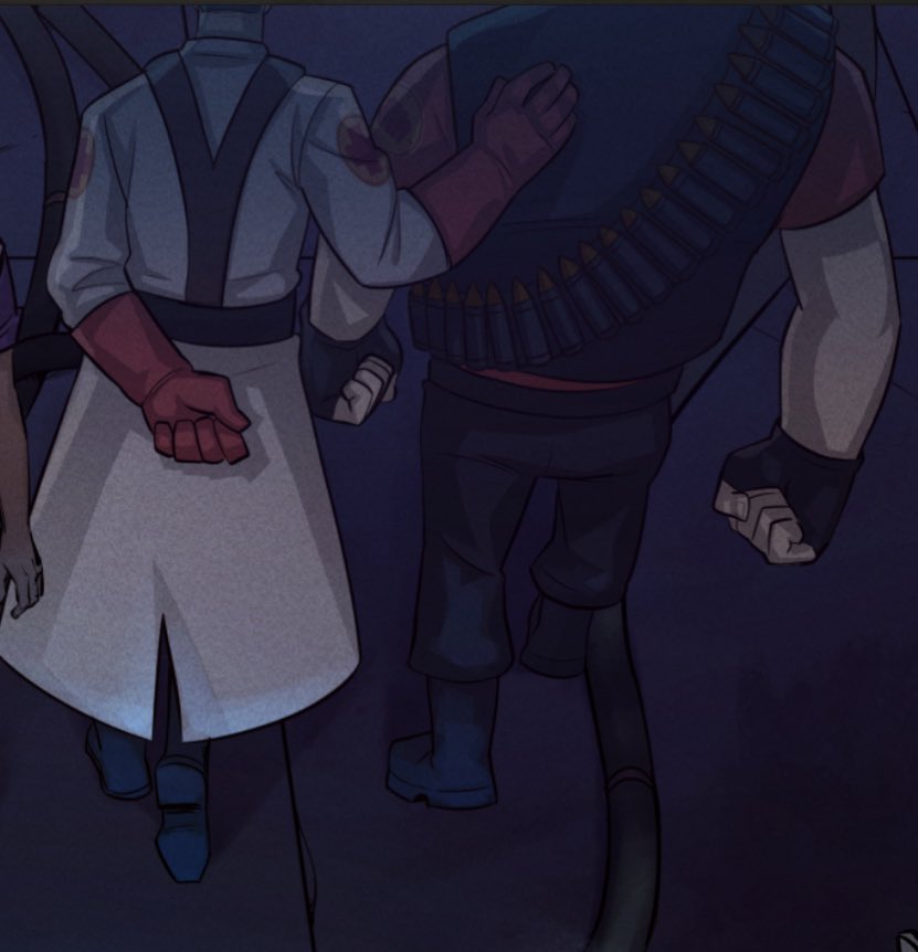 BadlyTf2's tweet photo. // tf2 comic 7 spoilers 

I’m taking this as canon confirmation of heavymedic being canon!!!!!!! I DONT CARE ITS CANON!!!!! YAY GAY PEOPLE https://t.co/3fM4djZOMr
