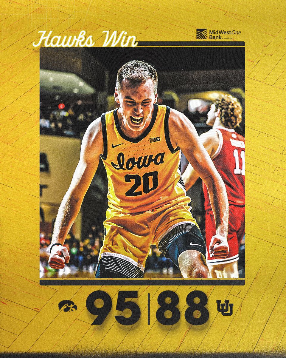 A holiday dub.

#Hawkeyes