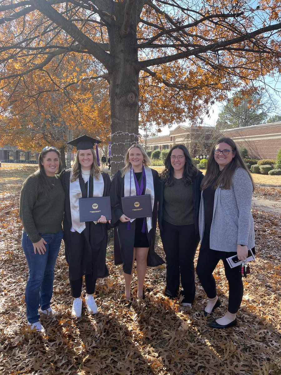 So proud of our 2 graduates!! They are going to do great things! #EagleUp #narplife #smarteagles 🥎🦅💜