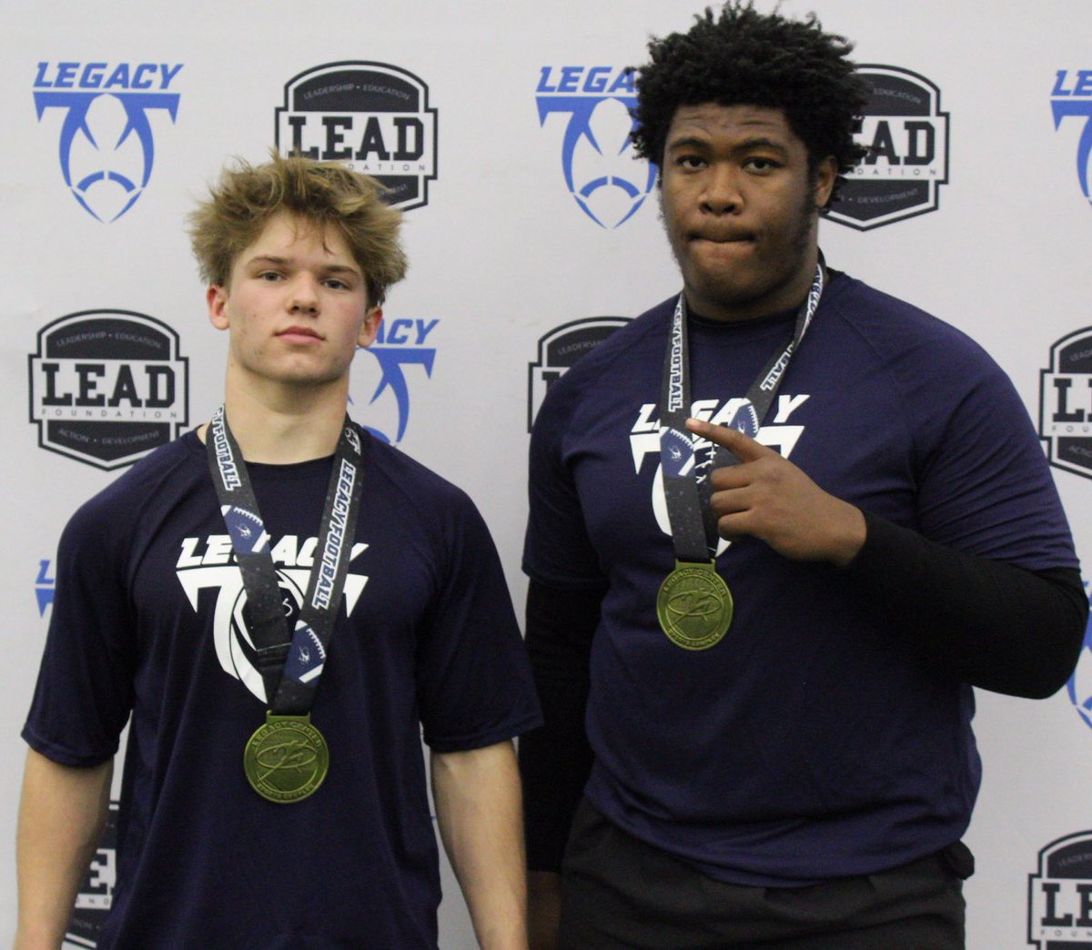 Legacy Football Combine 2024

Bench Press: 🏅225lbs for 14 reps🏅

Cayden Oja - South Lyon - 2026 - LB <a href="/cayden_oja/">Cayden Oja</a> 
Daveion Jones - Bowsher (OH) - 2026 - DL
<a href="/Daveion75Jones/">Daveion Jones C/O 2026</a> 

<a href="/Legacy_Recruit/">Legacy Recruiting</a> <a href="/snipbackapp/">SnipBackApp</a> <a href="/Bryan_Ault/">Bryan Ault - Midwest Scout</a>