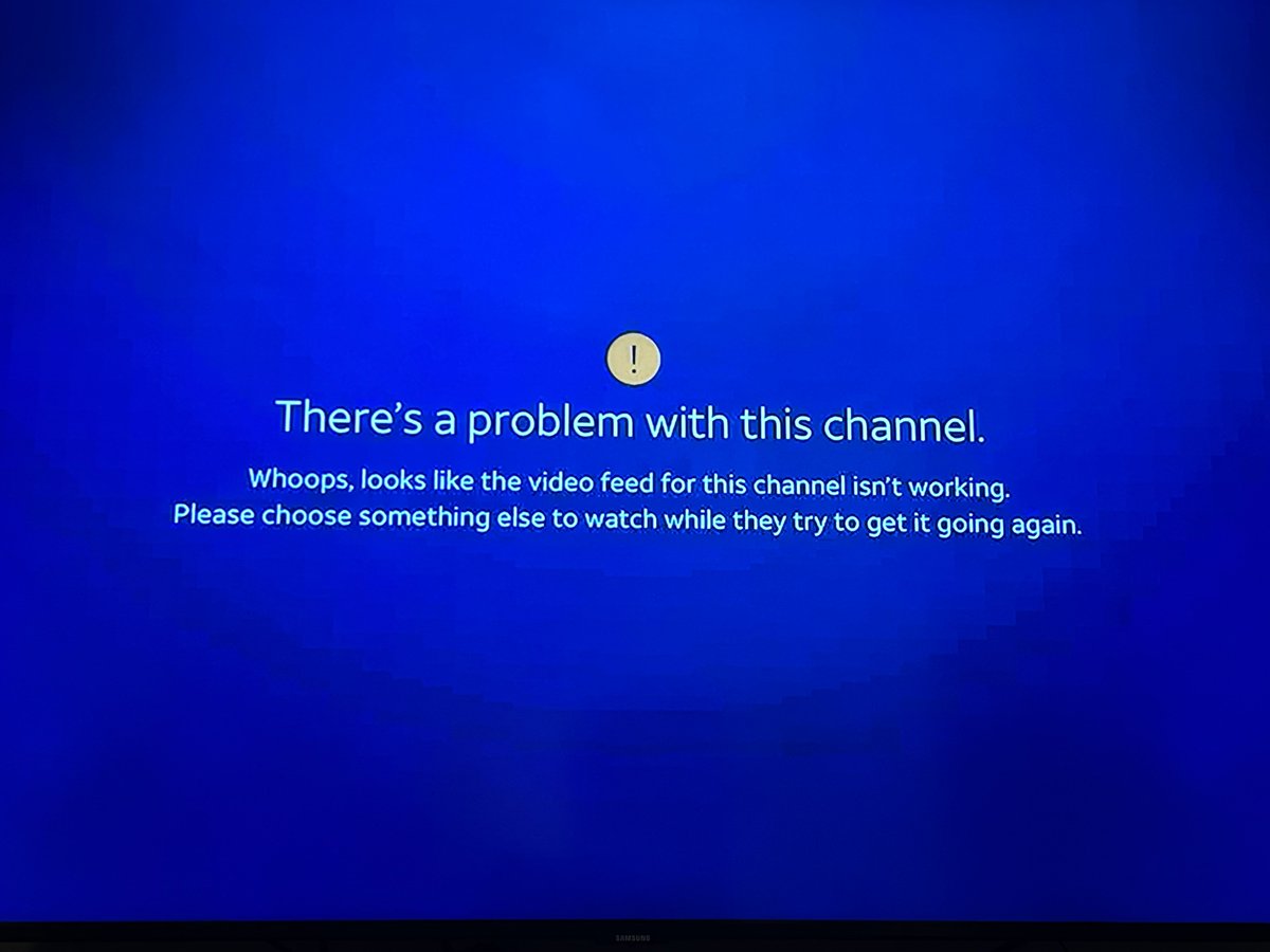 SusanMWhitehill's tweet photo. Hey, @DIRECTVhelp , I pay way too much money each month to keep getting this message on my TV. https://t.co/y9x6qlhTNe