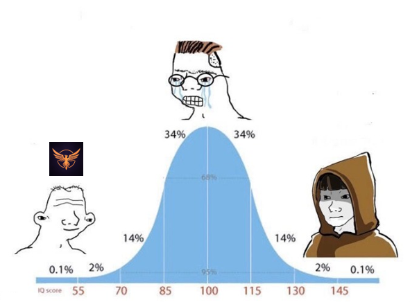 My 'Smart Followers' ratio is some of the worst you have EVER seen on X according to @_kaitoai 

Only 0.50% of my 162k Followers are considered 'Smart Money'

But that doesn't stop me from printing literal MILLIONS

If we go by the bell curve, my content and my followers are as