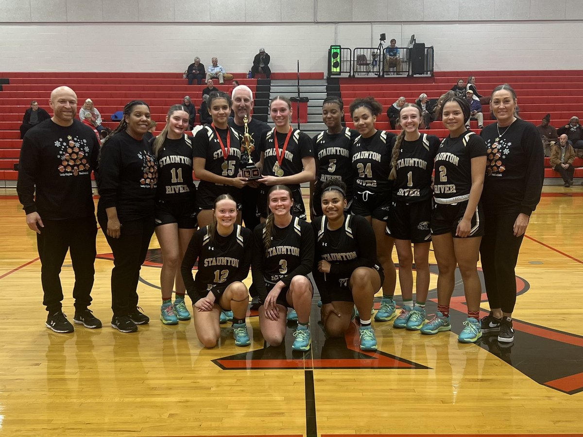 Staunton River Girls Basketball (@girlsstaunton) on Twitter photo Champs!!! So proud of our team! Eagles take the win 59-33 over James River! These girls believe in playing defense and playing together! Leaders for tonight: <a href="/aj_macauley2027/">Ailynn Macauley</a> -18pts, 7 assts,7 rebs, Payton Chewning 15 pts, 9 Rebs, Addy Ferguson 8pts & 9 rebs
#9-0 Champs!!! So proud of our team! Eagles take the win 59-33 over James River! These girls believe in playing defense and playing together! Leaders for tonight: <a href="/aj_macauley2027/">Ailynn Macauley</a> -18pts, 7 assts,7 rebs, Payton Chewning 15 pts, 9 Rebs, Addy Ferguson 8pts & 9 rebs
#9-0