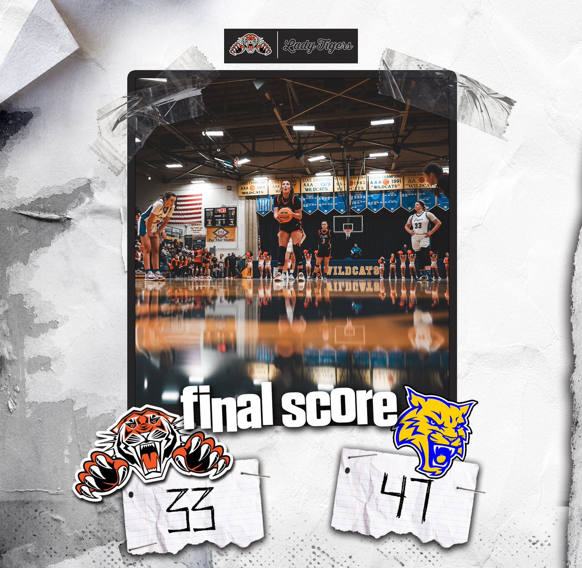 🐅🏀

Final from Willie Akers Arena.