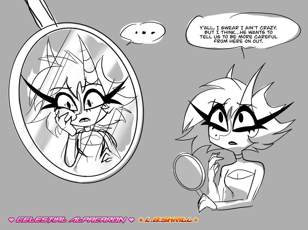 Another self indulgent AU between me and <a href="/LBSkrill1/">✨LBSkrill 🐉✨</a> where Blitzo DOES get executed in Mastermind, Loona starts an uprise between the sins and hellborn in revenge, Octavia takes Stolas’s role, and both girls go full Arcane Jinx and Vi on eachother #HelluvaBoss #HelluvaUPRISE