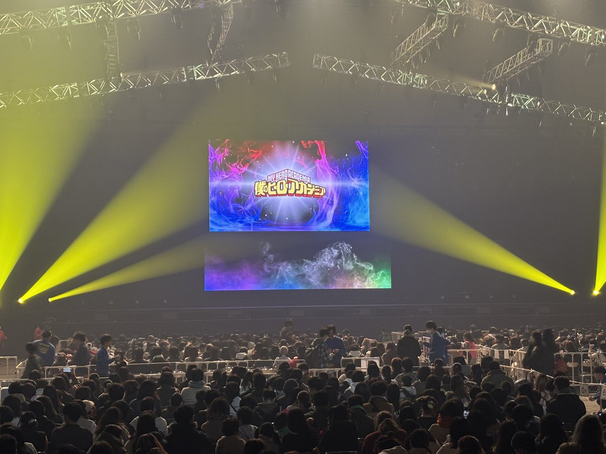 ジャンプフェスタ2025】 開幕!#ヒロアカ スーパーステージ!! 会場に