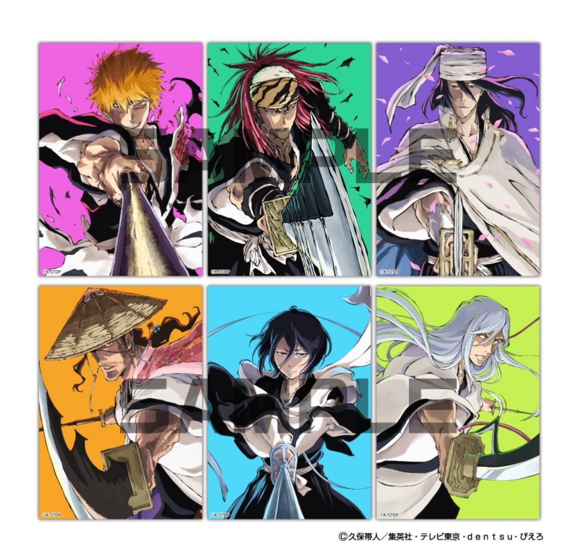 ricotta75816699's tweet photo. 交換
BLEACH エンスカイ　ブロマイド

求:平子

譲:冬獅郎3.剣八3.マユリ3.一護3.恋次3.白哉2.京楽3.ルキア3.浮竹3

本日午後入場以降、前日に代行いただいたものを受け取ります。
本日お手渡し可能な方いらっしゃいましたらお気軽にお声かけください。 https://t.co/xPTbvBcl1u