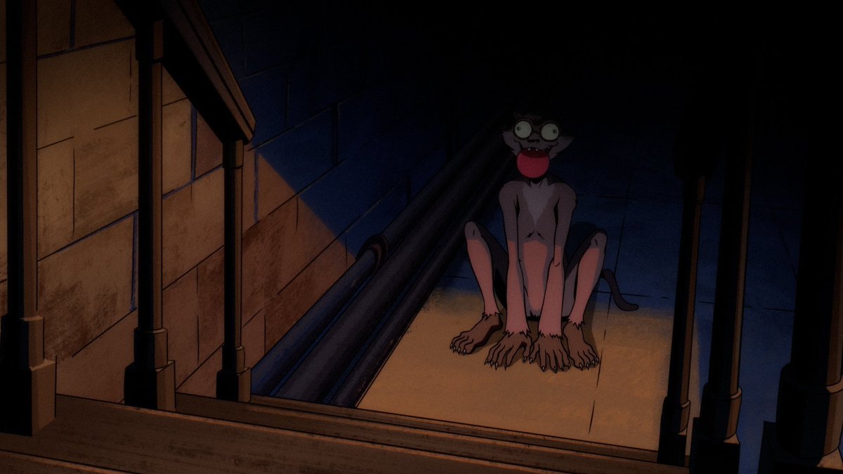 SuperSonOfKalEl's tweet photo. Crazy how Weasel’s backstory was even sadder than I thought it was gonna be 😭 Free him! He entertained the kids, he was so protective and sad over them, and he tried to save the girl until he literally couldn’t move! He is the goodest boy! #CreatureCommandos #FreeWeasel https://t.co/fq1Nd9dp89