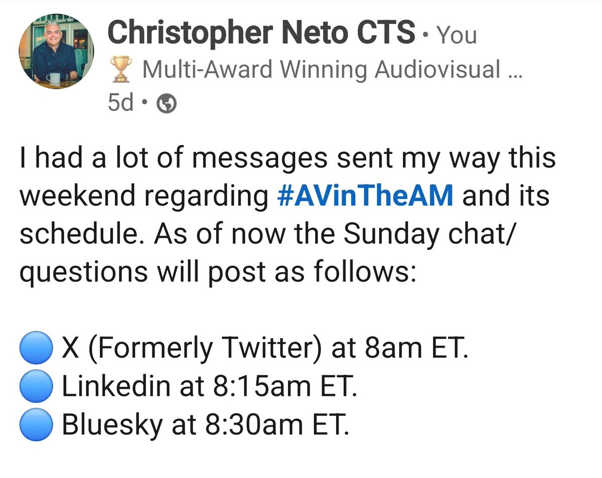 Christopher Neto CTS tweet media