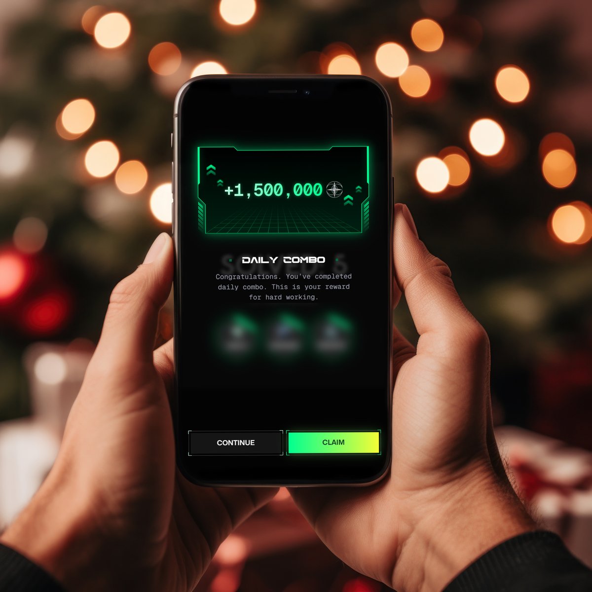 🎄 The best way to accumulate more and more points.

Today's Daily Combo is...🎅

#DePINAlliance #DePINApp #U2UDePIN #AI